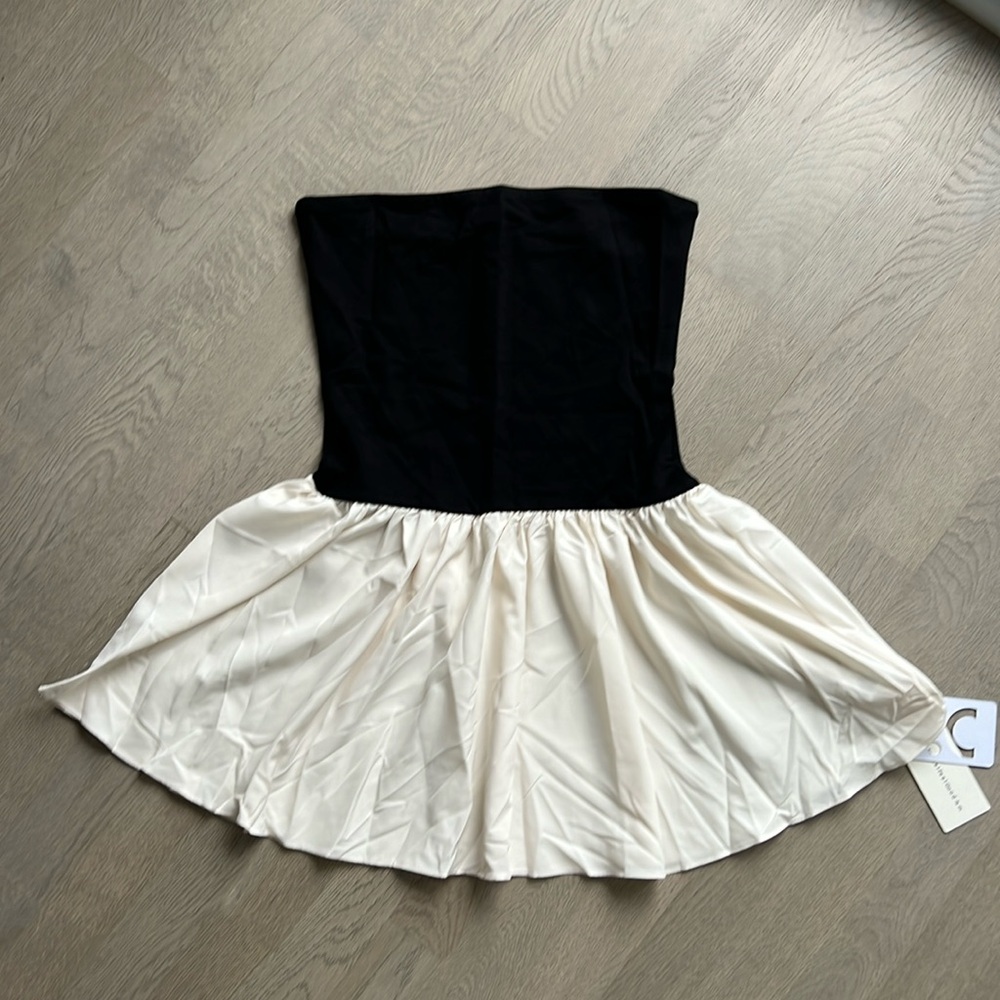 Commense Dropped Waist Mini Dress - Size Small